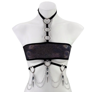 Metallic Kiss Mini Bandeau Top