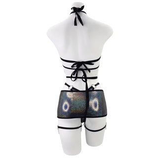 Metallic Kiss Micro Tube Skirt