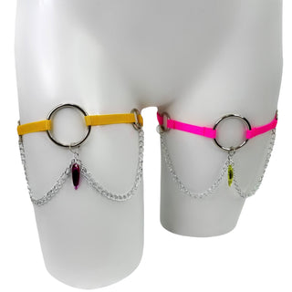 Cotton Candy Leg Garters