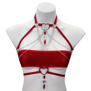 Red Hot Mini Bandeau Top