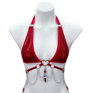 Red Hot Mini Triangle Top