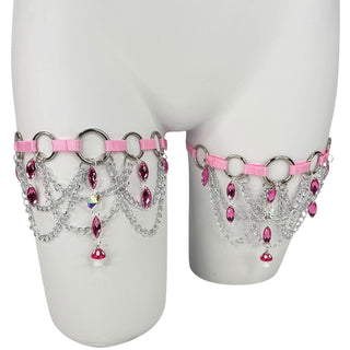 Candy Shroom Leg Garters