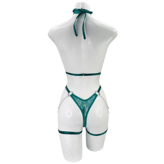 Teal Temptation Cutout Bodysuit