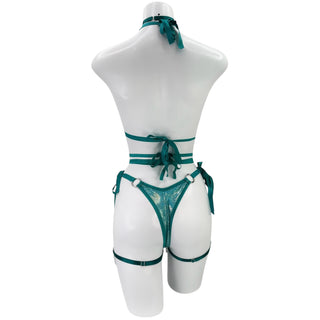 Teal Temptation Strappy Bottoms