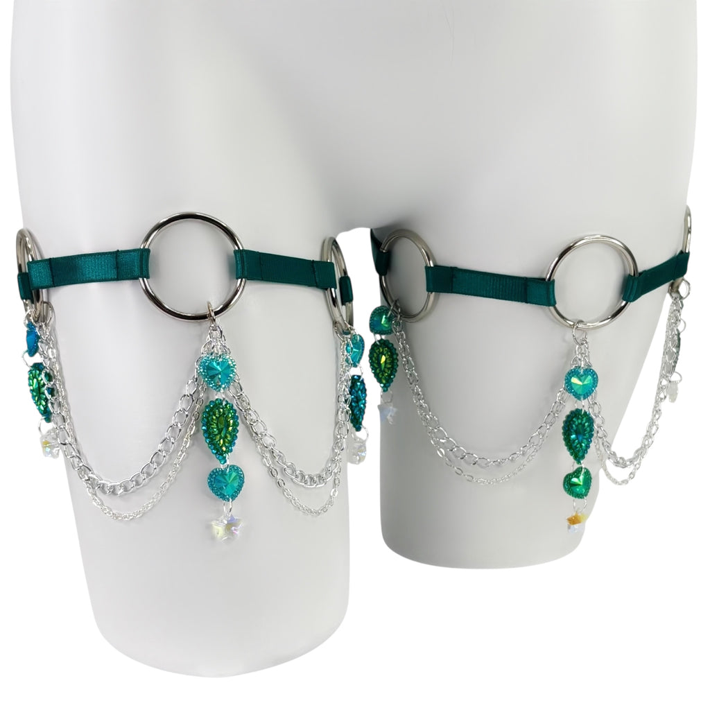 Temptation Chain Leg Garters – Honeiibeth