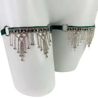 Ultra Glitter Leg Garters