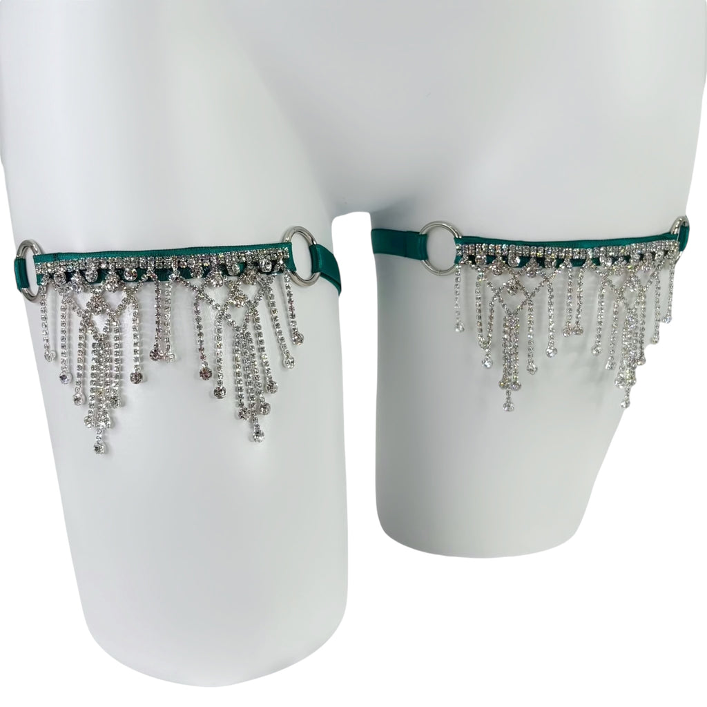 Ultra Glitter Leg Garters – Honeiibeth