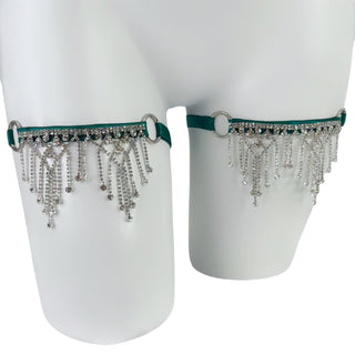 Ultra Glitter Leg Garters