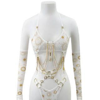White Celestial Diamond Top