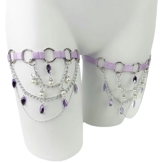 Pearl Dreams Leg Garters