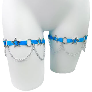 Star Chain Leg Garters Honeiibeth Star Chain Leg Garters Honeiibeth