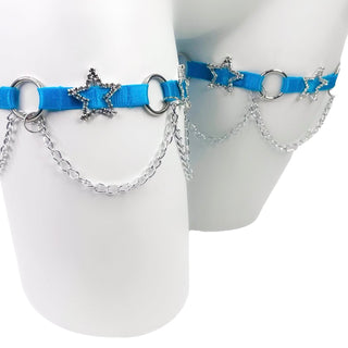 Star Chain Leg Garters
