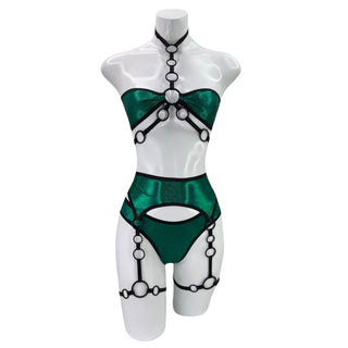 Emerald Garter Belt