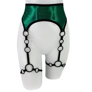 Emerald Garter Belt