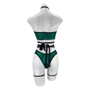Emerald Garter Belt