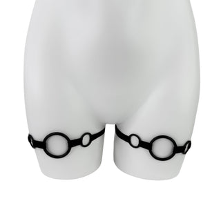 Emerald Ring Leg Garters