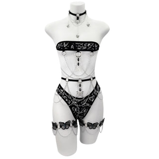 Noir Butterfly Micro Top